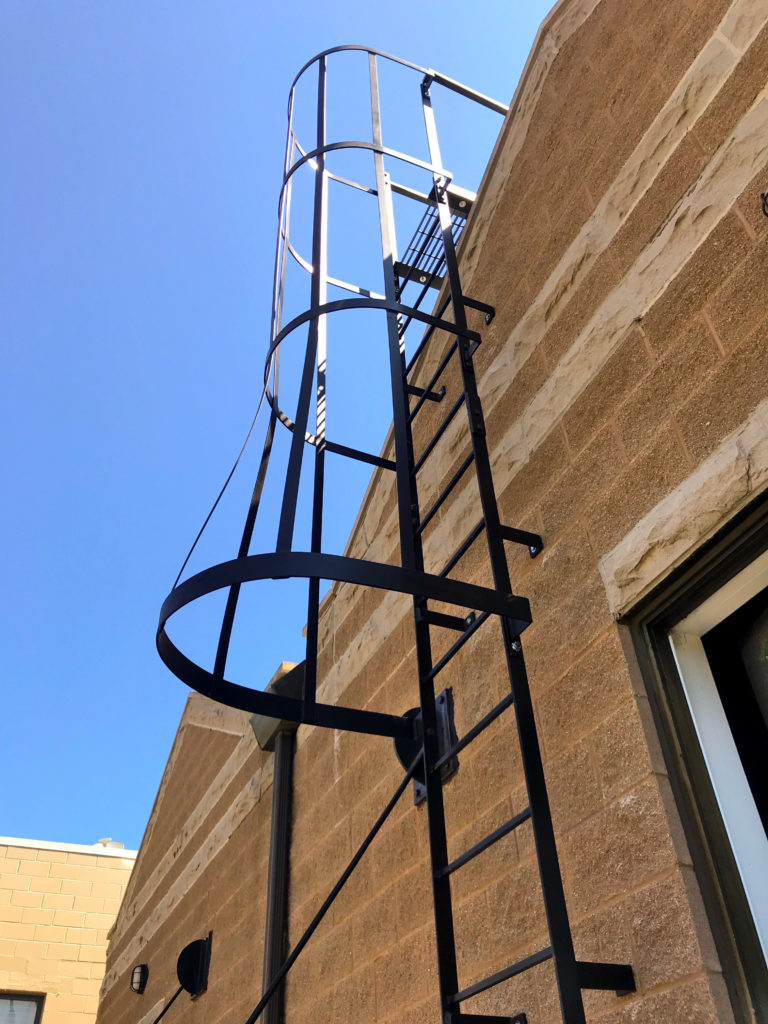 Photo inspiration: Fresh Look at Looking To Add A Custom Roof Access Ladder With Safety