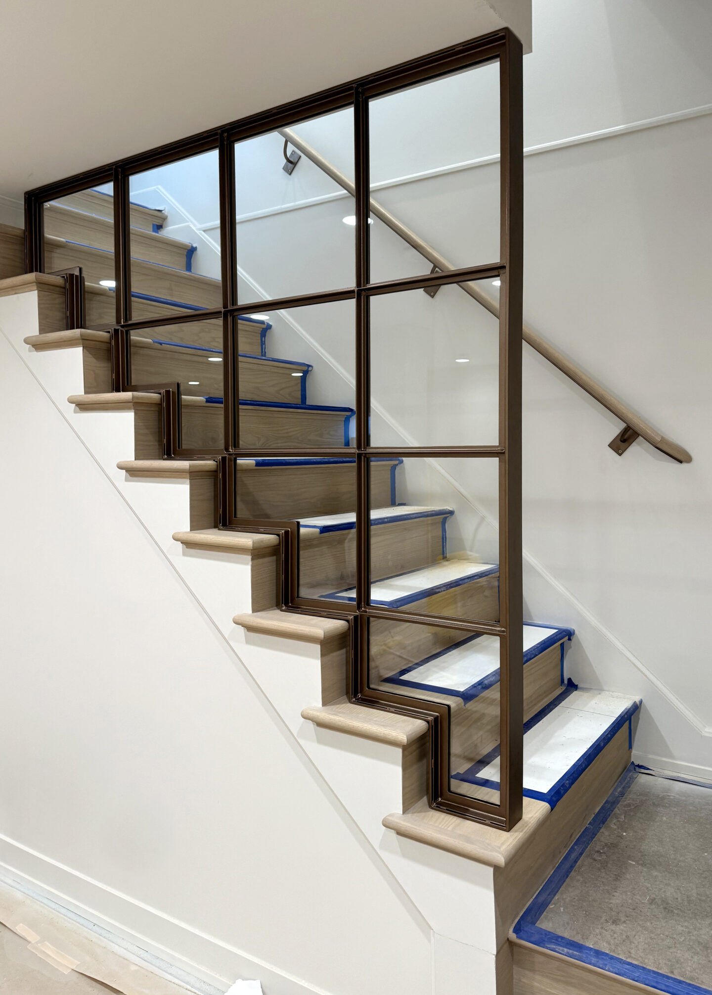 M30 - Stairs Glass Panel Barrington Hills