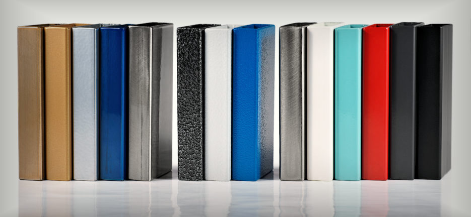 Powder coating color examples