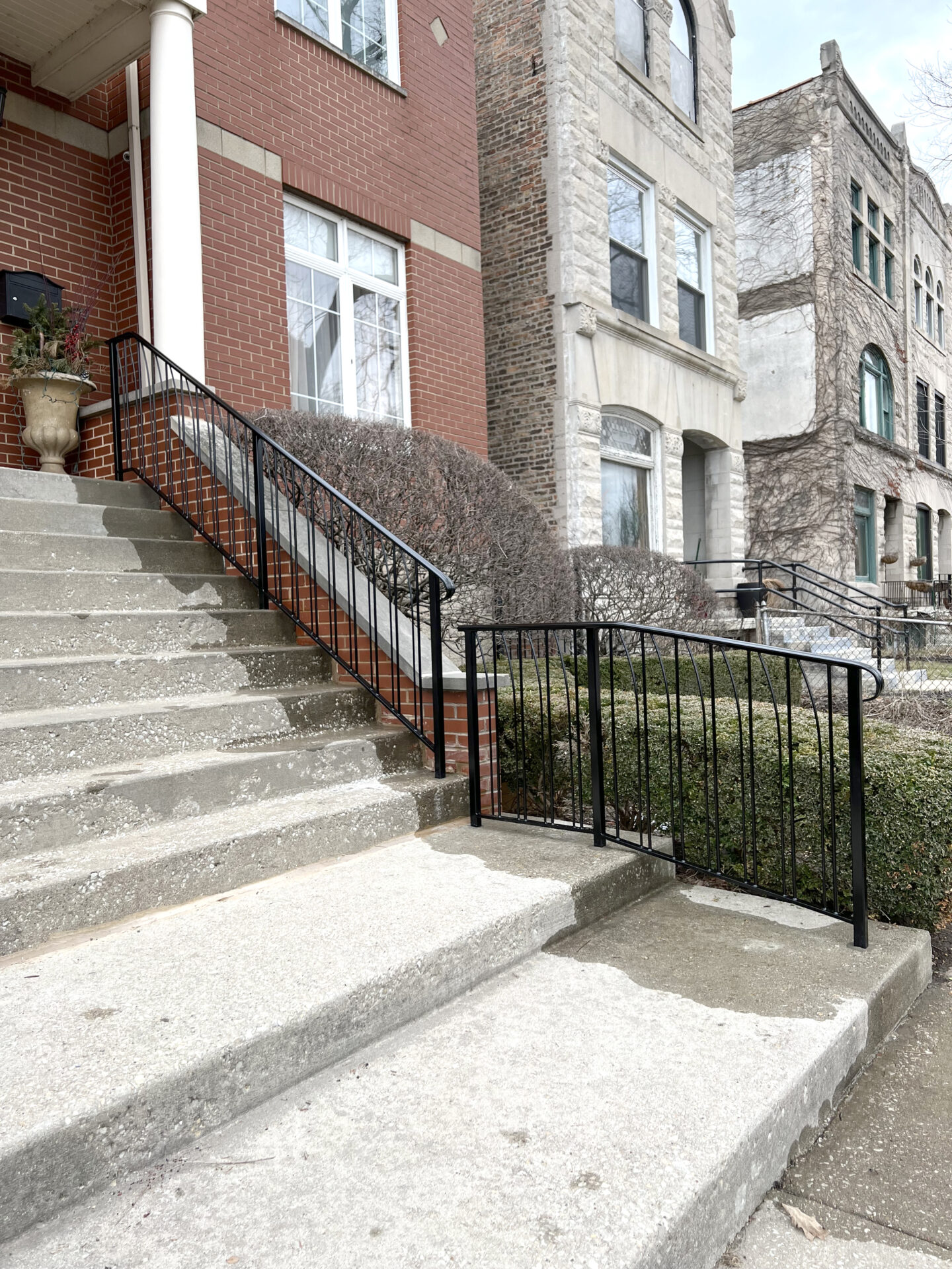 Railing in Chicago -1