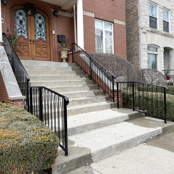 Railing in Chicago -3