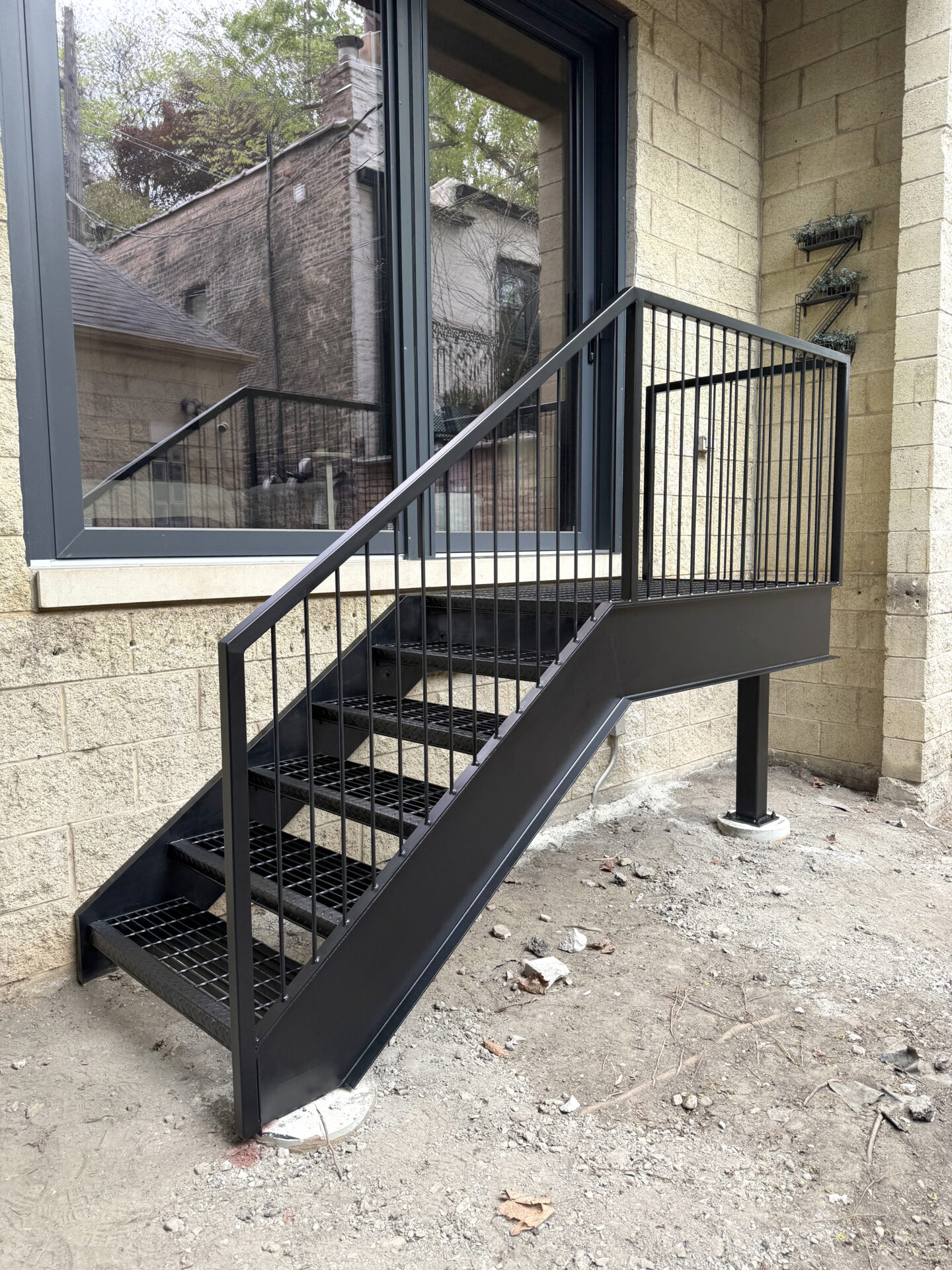 S26 - Custom Metal Staircase Chicago - 1