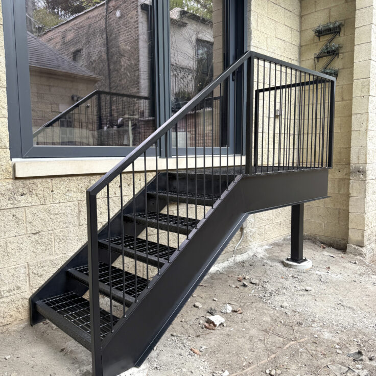 S26 - Custom Metal Staircase Chicago - 1