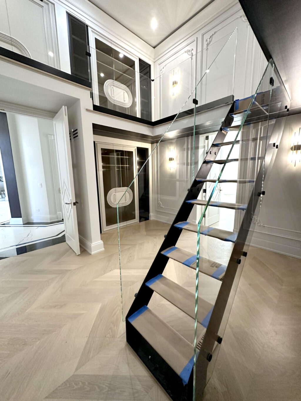 S29 - Custom Metal staircase in Naperville-2