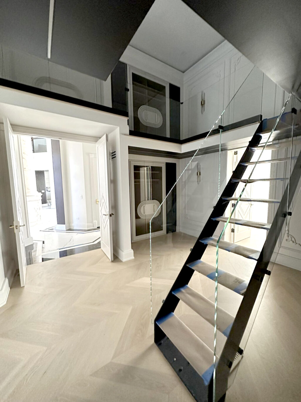 S29 - Custom Metal staircase in Naperville-3