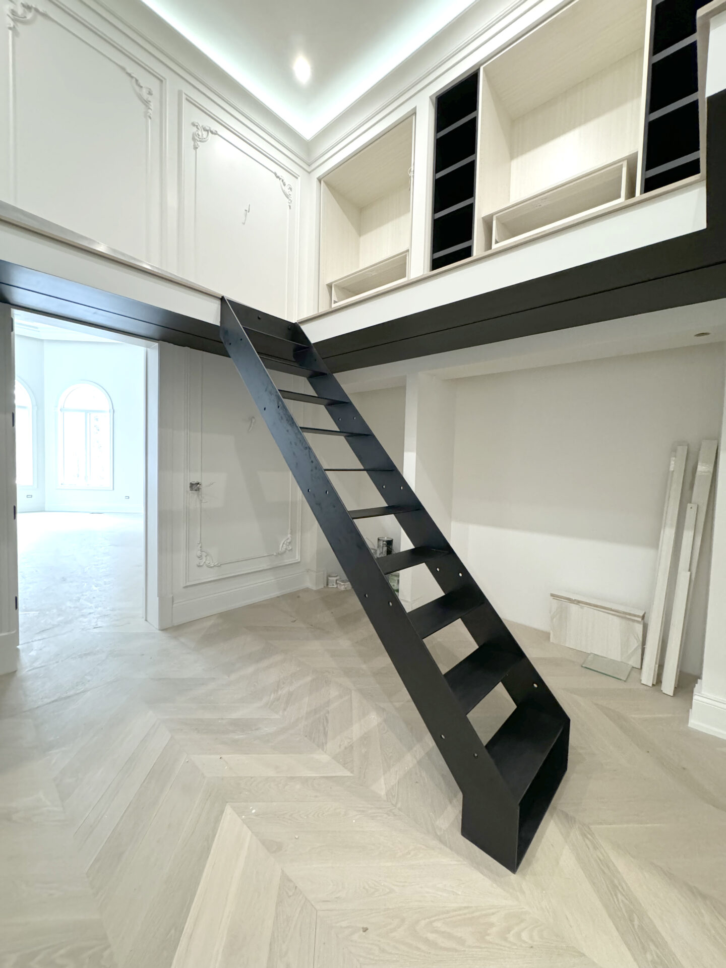 S29 - Custom Metal staircase in Naperville-4
