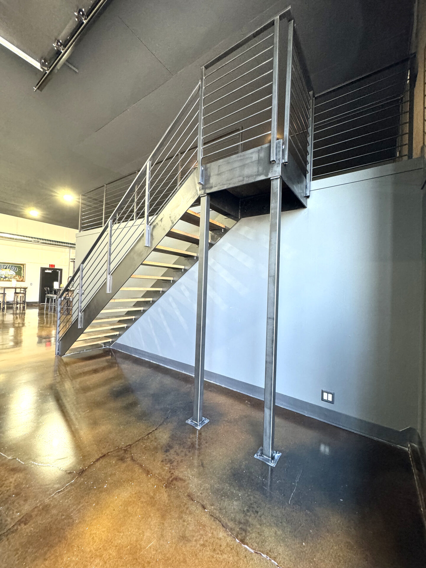 S30 - Custom Metal staircase in Plainfield-3