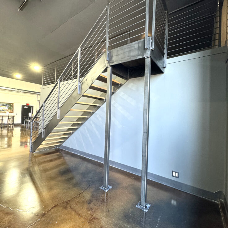 S30 - Custom Metal staircase in Plainfield-3