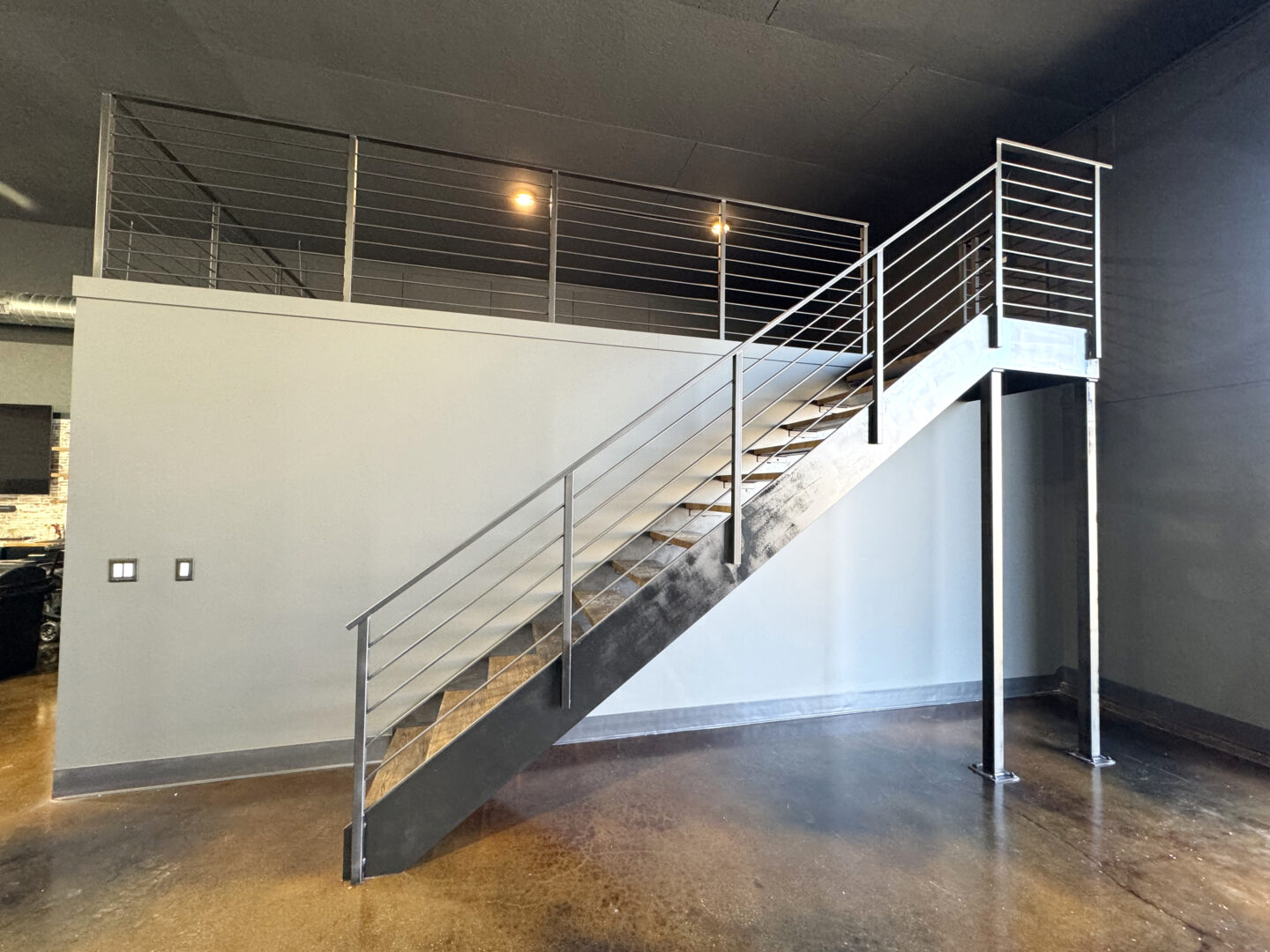 S30 - Custom Metal staircase in Plainfield-4