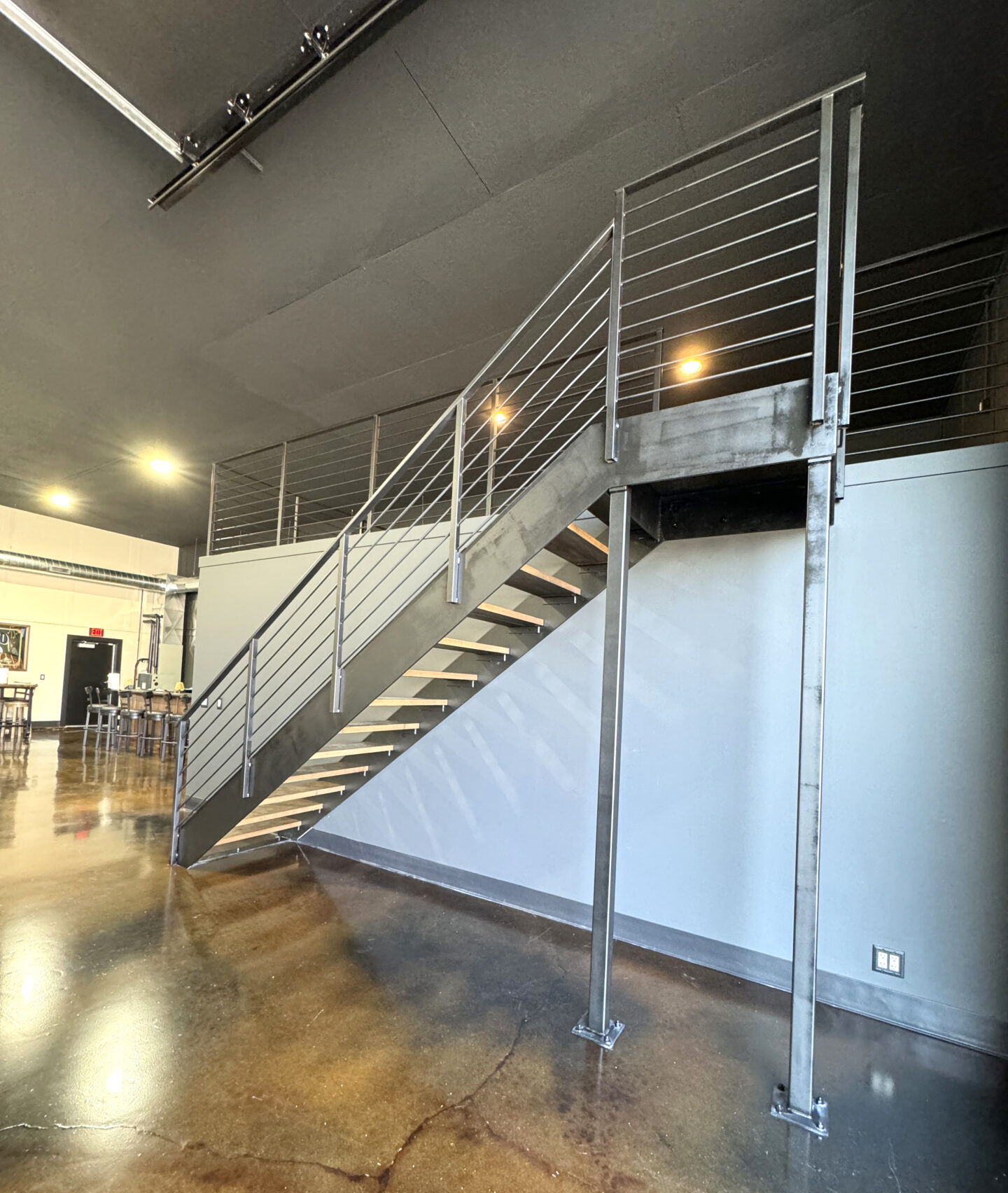 S30 - Custom Metal staircase in Plainfield-5