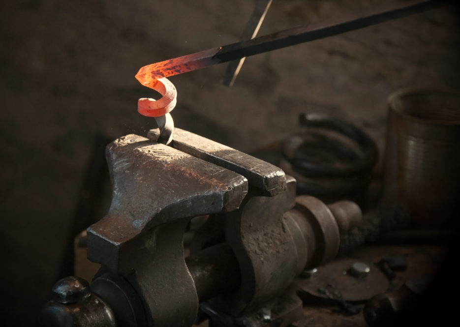 Welding corkscrew detail