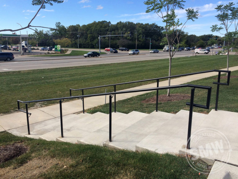 ADA pipe hand rail