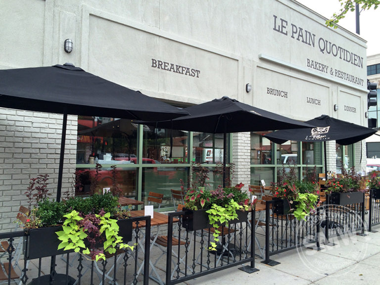 chicago restaurant custom exterior railing