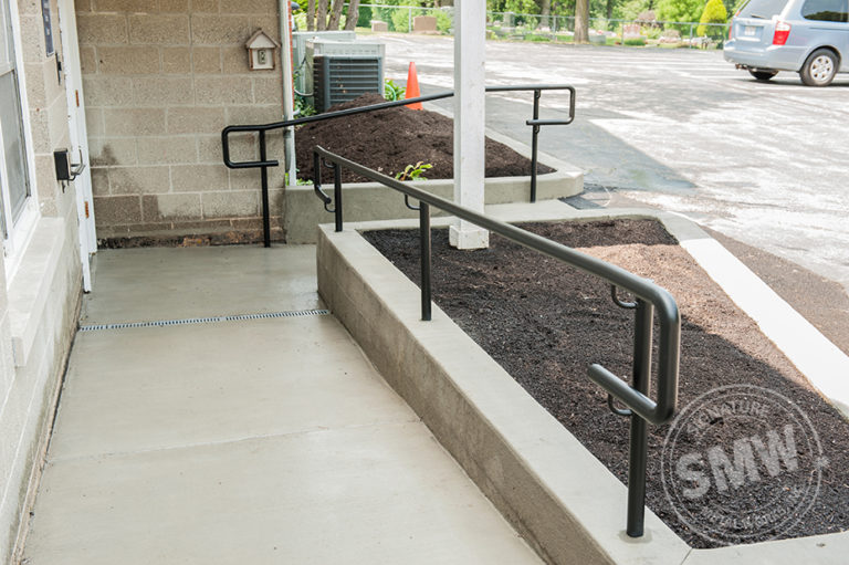 custom ada pipe railing