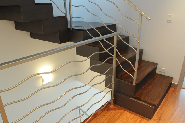 Looking for custom Art Deco residential wave railing? | Signature Metal ...