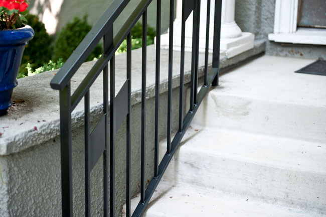 Looking for custom Urban Modern residential vertical bar style railing ...