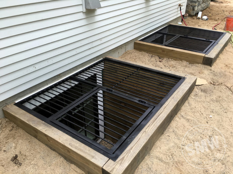 custom steel window well covers