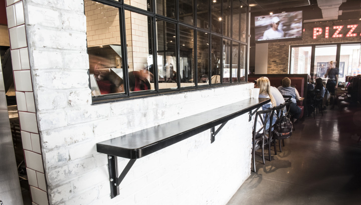 Custom traditional wrought iron shelf furniture painted blackened