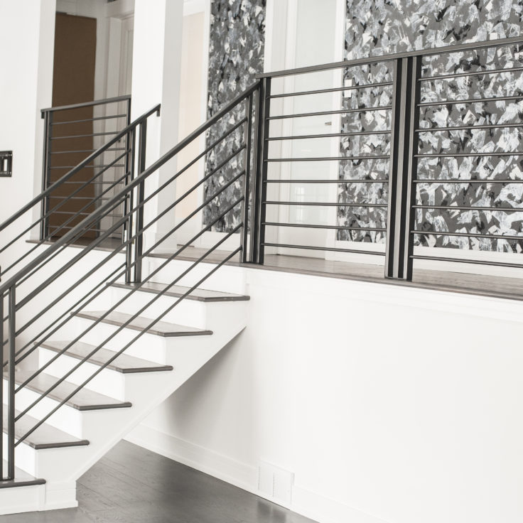 Looking For Custom Urban Modern Horizontal Bar Railing Signature Metal Works