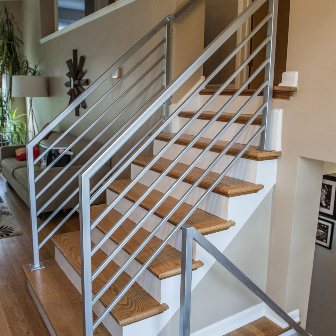 Looking for custom Urban Modern residential horizontal bar railing ...
