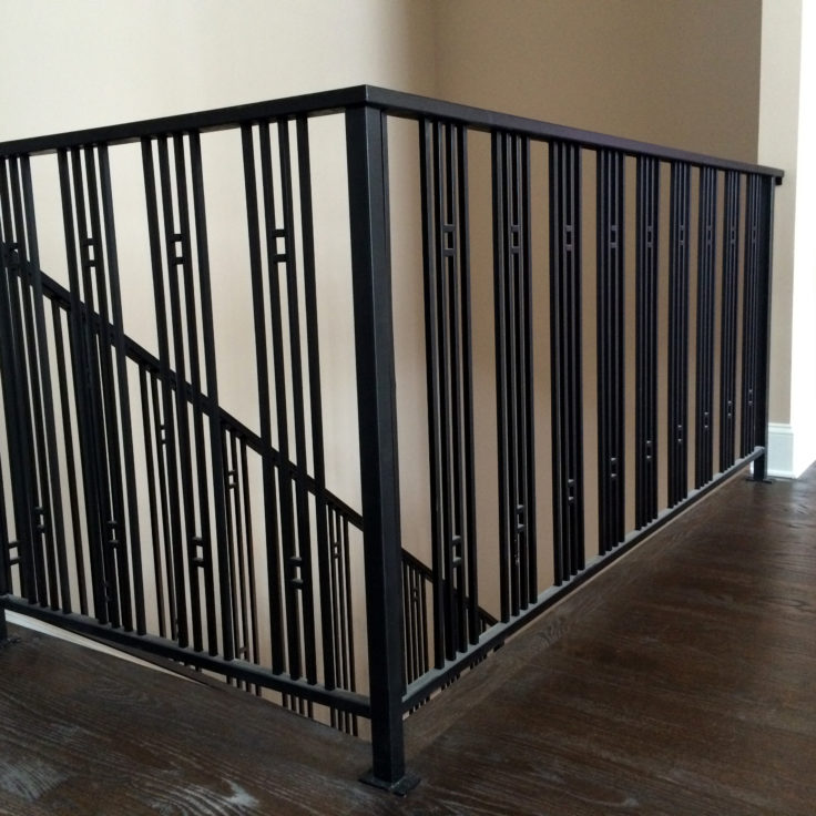 Vertical Bar Custom wrought iron railings for your home & business ...