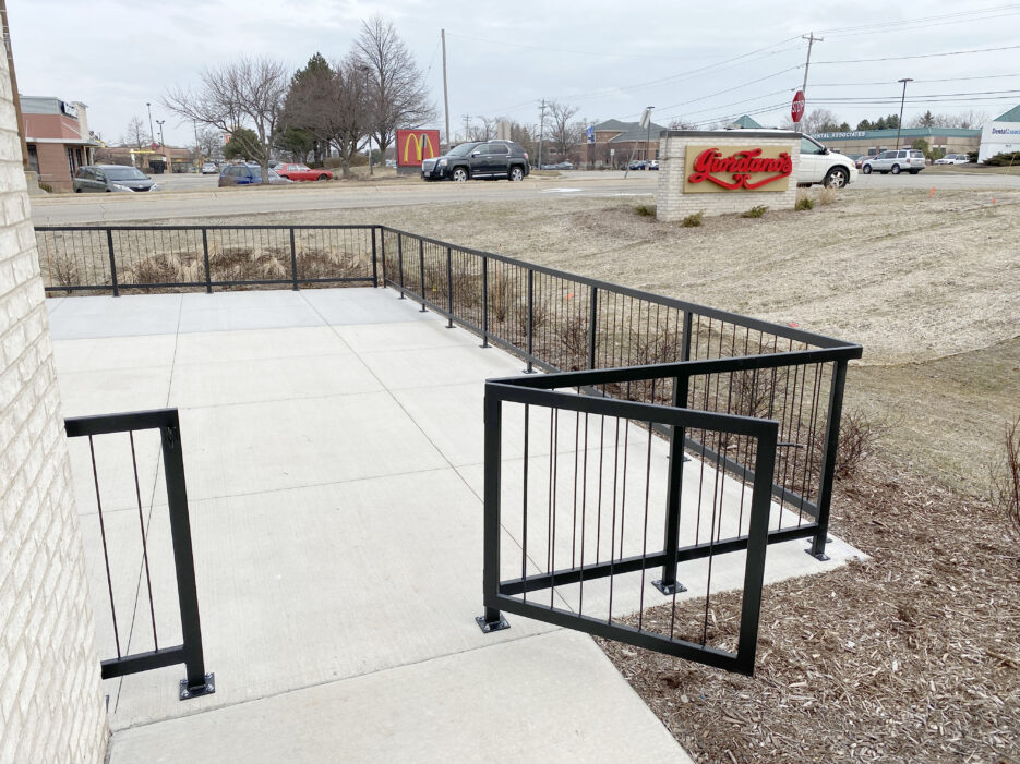 custom wrought iron giordanos patio gate