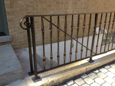 Looking for custom Rustic residential collar railing? | Signature Metal ...