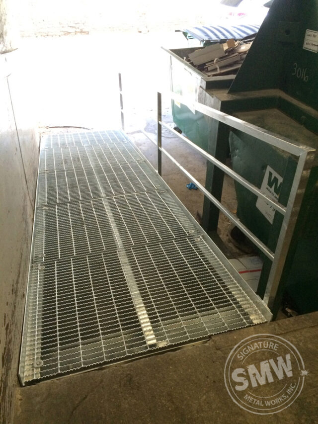 galvanized ramp