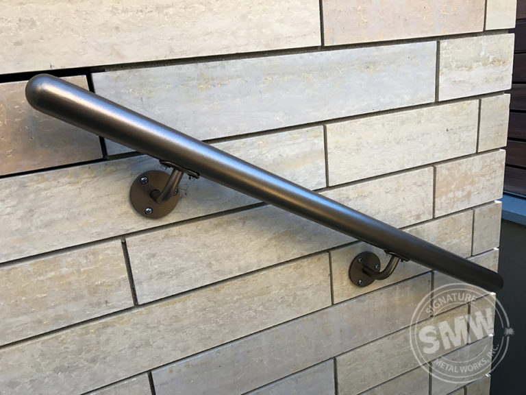 Lakeview custom bronzed handrail