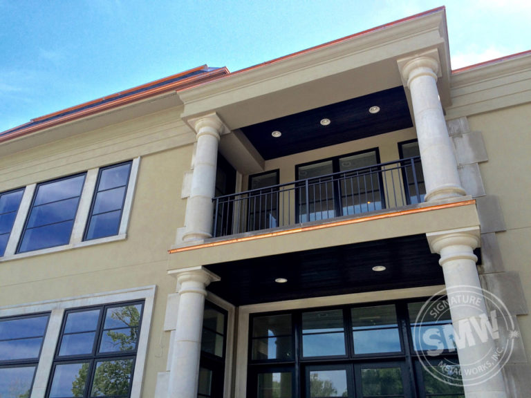 residential steel balcony railing