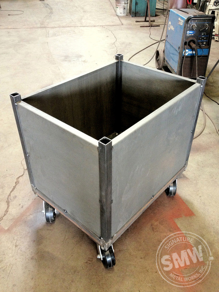 steel fabricated bin