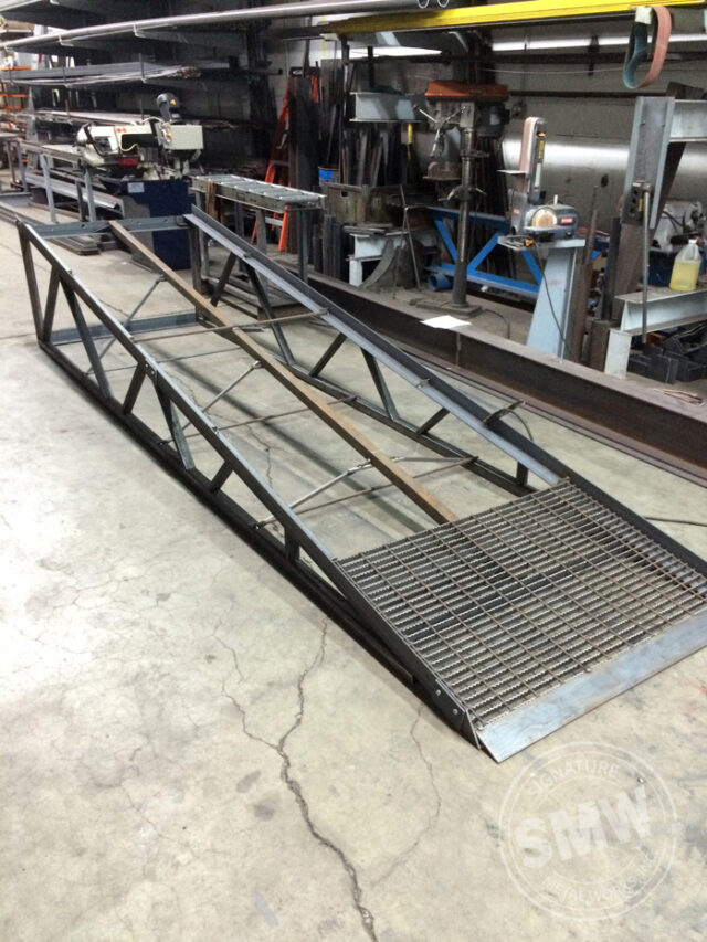 steel ramp assembly