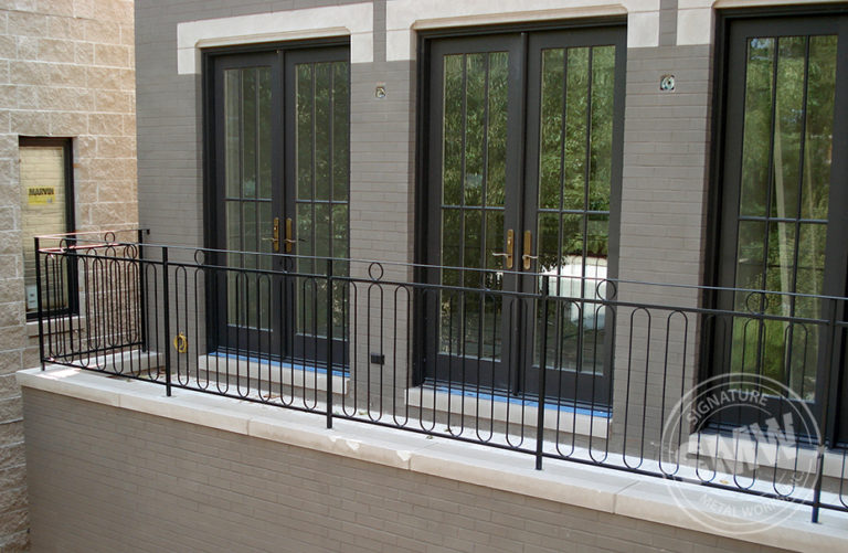 Wicker Park residential balcony railing