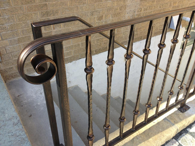 Looking for custom Rustic residential collar railing? | Signature Metal ...