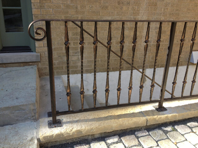 Looking for custom Rustic residential collar railing? | Signature Metal ...